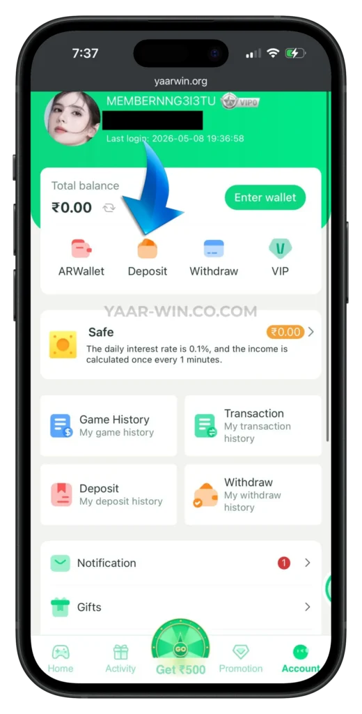 YAAR-WIN-DEPOSIT